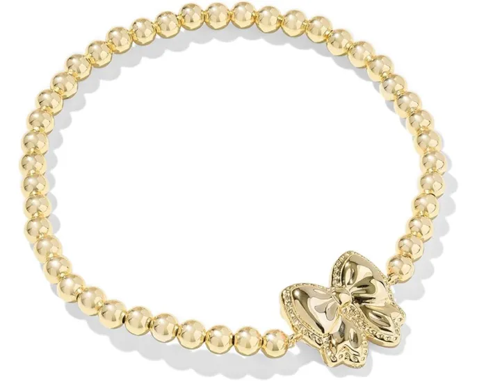Kendra Scott Браслет Haley Bow Stretch с бантом из перламутра