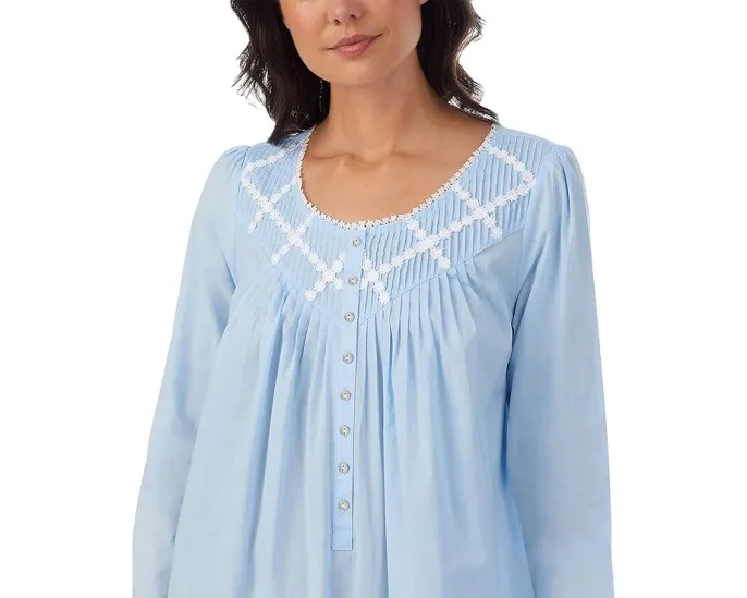 Eileen West Ночная сорочка балетного кроя с длинным рукавом