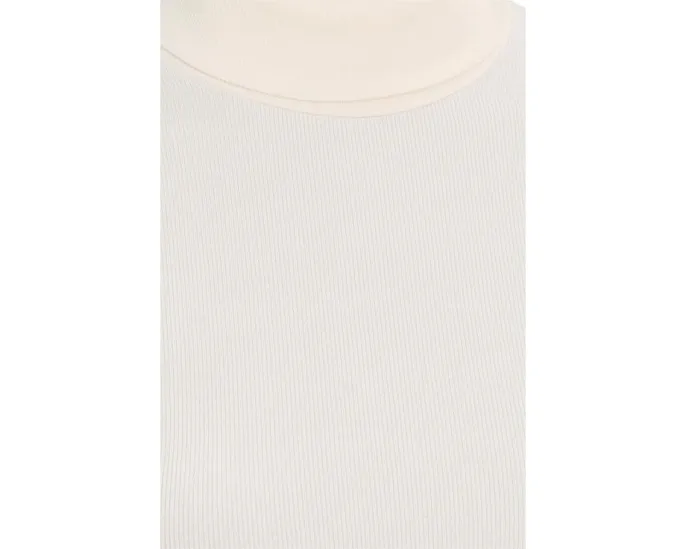 Топ NIC+ZOE Perfect Knit Rib с водолазкой и ребристой вязкой