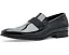 Florsheim Лоферы Tux Plain Toe Strap Slip-On в черном лаковом цвете