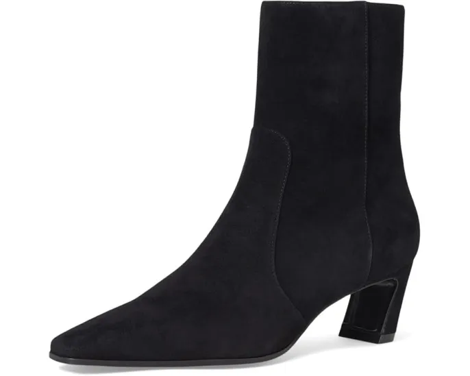 Ботильоны Stuart Weitzman Stassi Zip Bootie 50 на квадратном каблуке