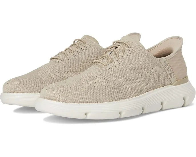 Кроссовки SKECHERS Garza Palma с вязаным верхом и технологией Hands Free Slip ins