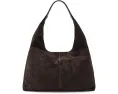 Большая сумка Madewell Suede LG Slouchy Shoulder Tote из замши с карманом на молнии
