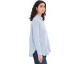Длинная рубашка Eileen Fisher из органического льна с классическим воротником