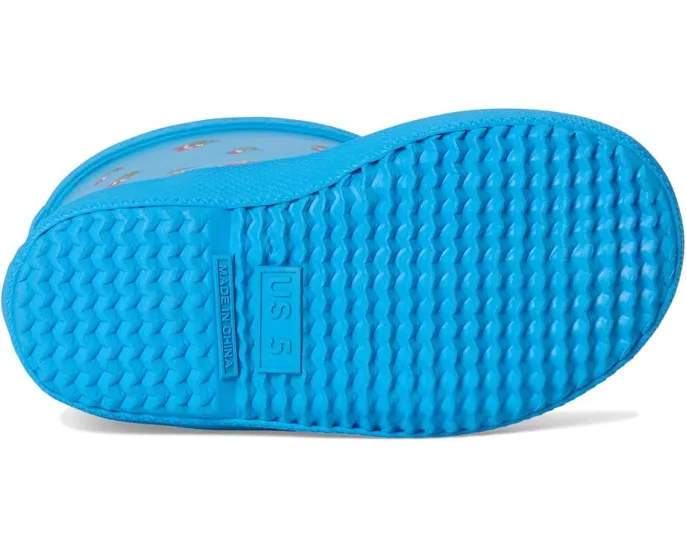 Hunter детские резиновые сапоги First Classic с блестящей полосатой расцветкой