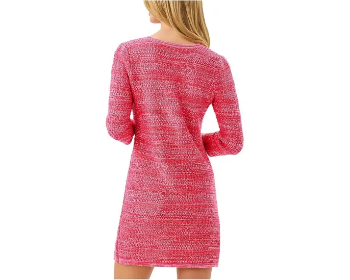 Платье-свитер Lilly Pulitzer Rhysa с бахромой и металлизированными деталями