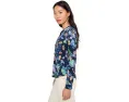 Johnny Was облегающая блузка Elizabeth с длинным рукавом и цветочным принтом