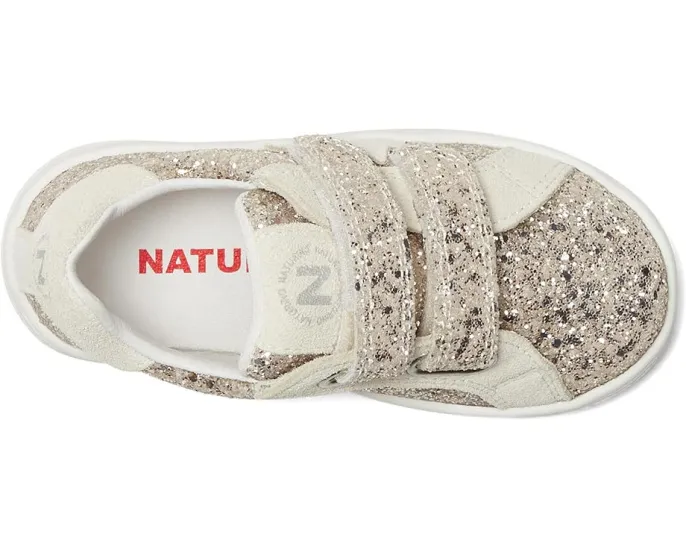 Детские кроссовки Naturino Pinn VL с блестящим верхом и дизайном со звездами
