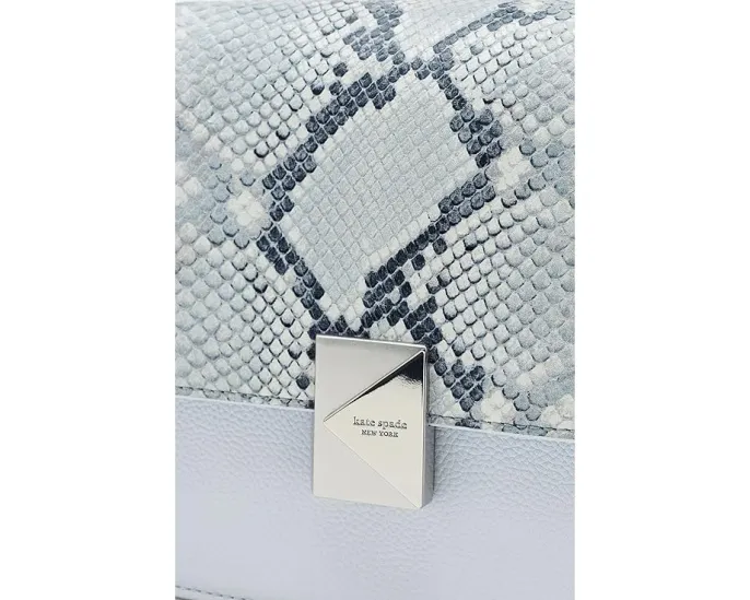 Сумка через плечо Deco Snake Embossed Mixed Material Chain с цепочкой от Kate Spade New York
