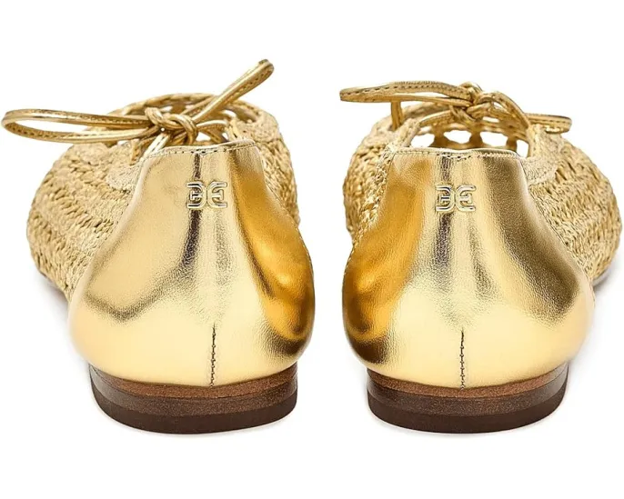 Балетки Sam Edelman Marcie с плетеным верхом и квадратным носком