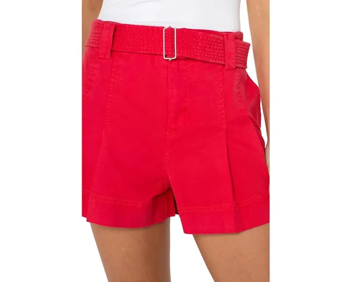 Шорты Liverpool Los Angeles с защипами и поясом на пуговице