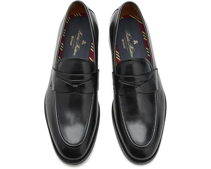 Лоферы Glenrock от Brooks Brothers для формальных образов с круглым носком