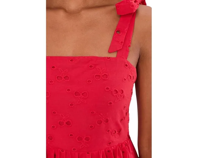 Платье Beach Riot Charlotte макси с бантами на плечах и цветочным принтом