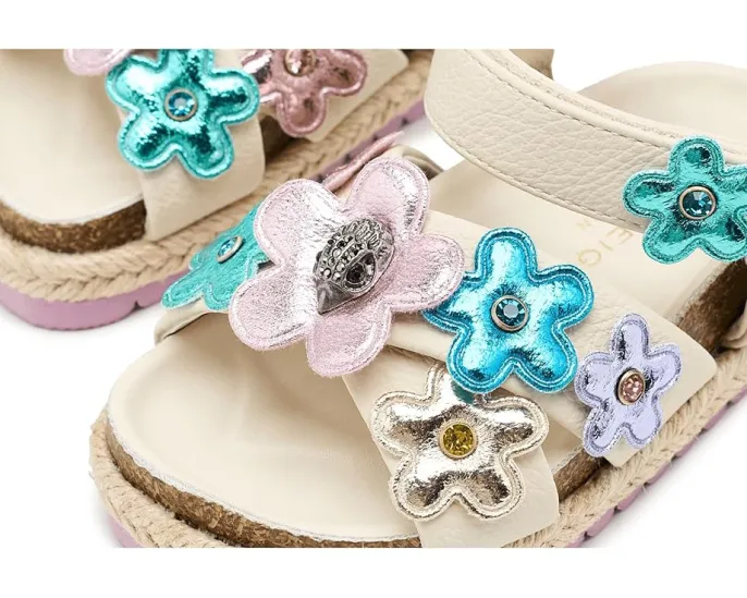 Детские сандалии Kurt Geiger London Mini Kensington Flower с цветочным декором