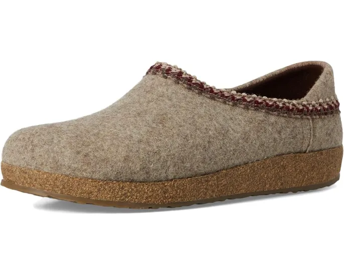 Haflinger Домашние тапочки GZH Zigzag с шерстяной стелькой и декором