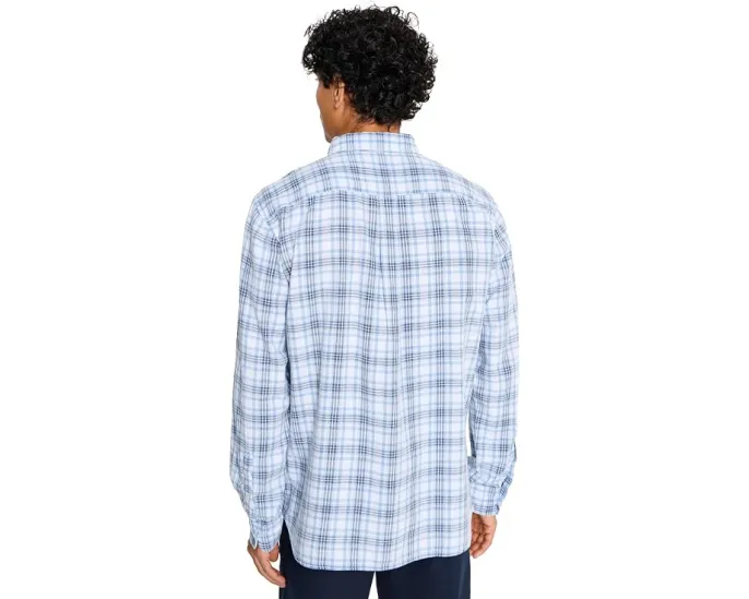 Рубашка Vineyard Vines Sandstone Plaid Island Cotton из хлопка в клетку