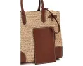 Woven Straw Medium Devyn Tote Bag