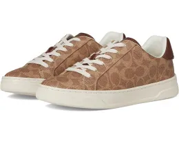 Кроссовки High Line Signature Coated Canvas Sneaker от COACH с фирменным принтом