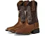 Ковбойские сапоги Stampede с широким квадратным носком для детей от Ariat Kids