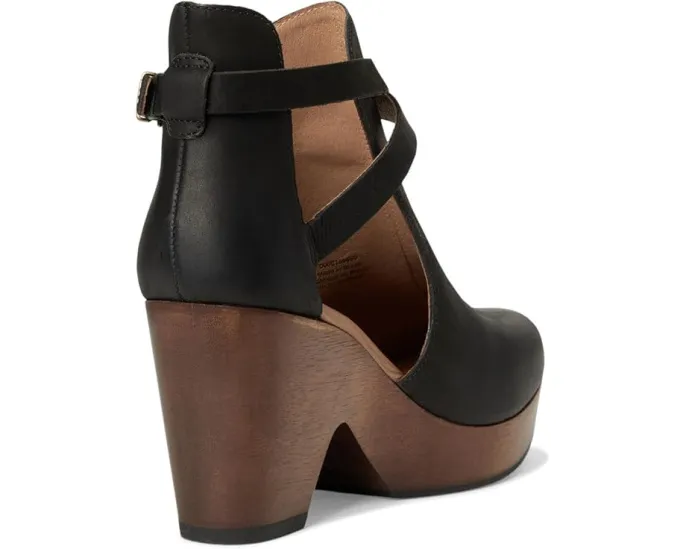 Кожаные сабо Cedar на платформе из кедра с регулируемой пряжкой Free People