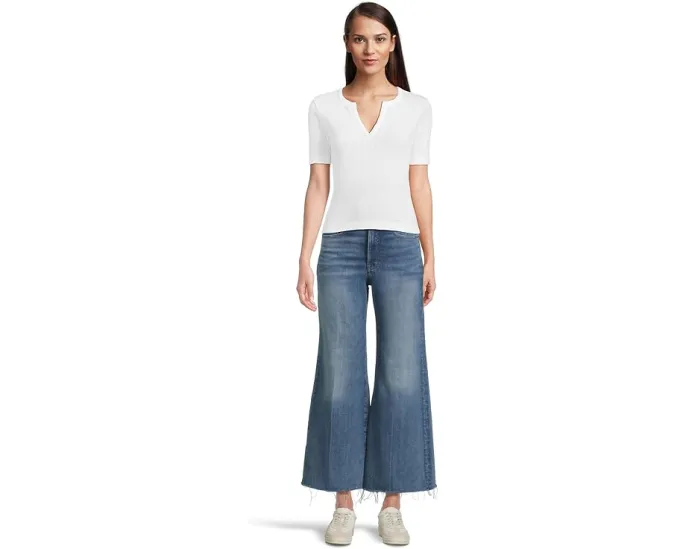 Джинсы Madewell Flared Wide Leg с завышенной талией и расклешенным силуэтом