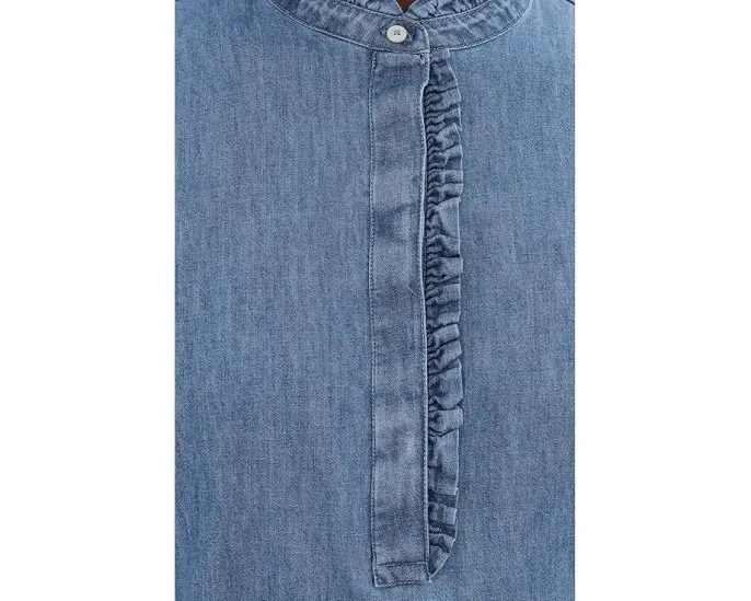 Платье Vineyard Vines Popover Dress из денима на пуговицах