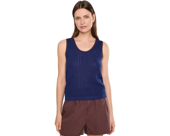Вязаный топ Jocey Knit Top от Varley с круглым вырезом