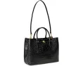 Сумка-сатчел Lauren Ralph Lauren Embossed Leather Large Marcy из тисненой кожи