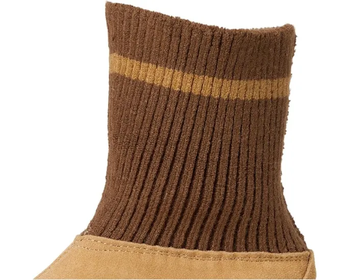 Зимние угги Bearpaw September из замши с отворотом и шерстяной подкладкой