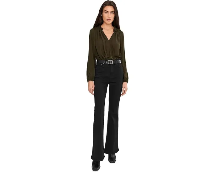 Черные джинсы Madewell Stretch Flare с клешем и эффектом стройнения Magic Pockets