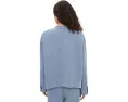 Куртка Eileen Fisher с воротником стойкой из двойного органического хлопка