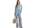 Брюки широкие Льняные с пайсли Paisley Linen Wide-Leg Lauren Ralph Lauren