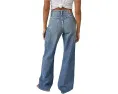 Джинсы Free People Tinsley Baggy High-Rise Skinny с широкими штанинами