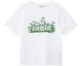 Футболка Burberry Kids Cedar Daisy с принтом ромашки