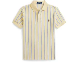 Поло Polo Ralph Lauren из оксфордской сетки в полоску для малышей и детей младшего возраста