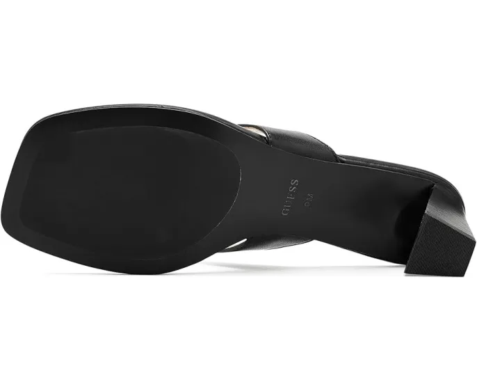 Сандалии-вьетнамки GUESS Yaiza с квадратным носком и квадратным каблуком