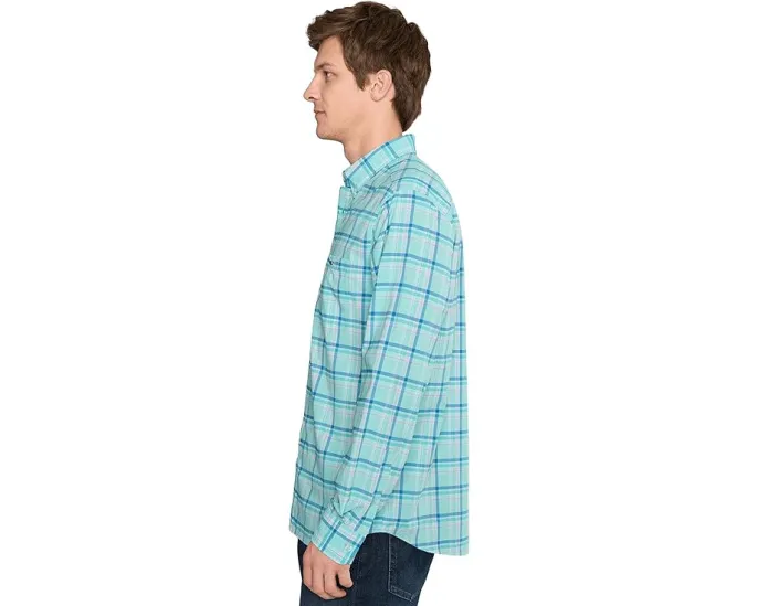 Рубашка Vineyard Vines из ультралегкой ткани в клетку Coconut Key