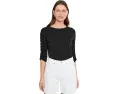 Футболка Garment Dye Tees с горловиной и рукавами с защипами Elliott Lauren