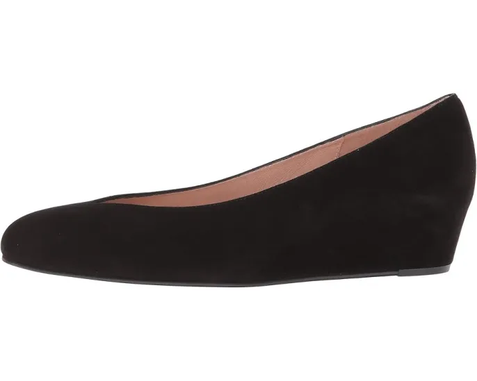 Туфли French Sole Cubic Wedge Heel на клиновидном каблуке с V-образным вырезом