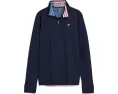 Детский свитшот Vineyard Vines Saltwater Quarter Zip с морским стилем