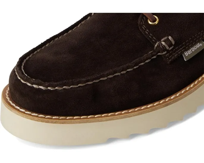 Туфли Derby Barbour Aydon из мягкой замши с клиновидной подошвой