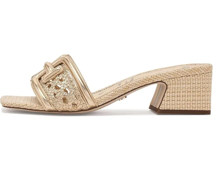 Сандалии Sam Edelman Waylon Weave с плетеным узором и квадратным каблуком