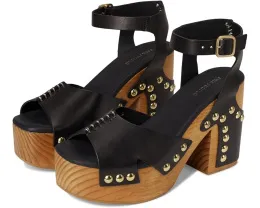 Клог Cecily Clog от Free People с деревянной платформой и квадратным носком