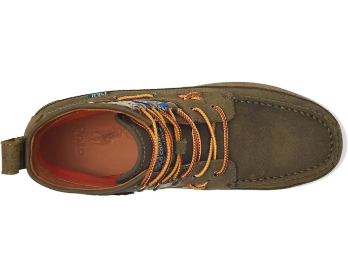 Ботинки Polo Ralph Lauren Ranger Mid с искусственным мехом и шнуровкой