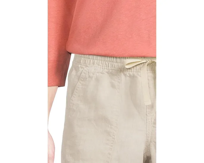 Льняные шорты L.L.Bean Premium Linen длиной 6 дюймов с поясом на шнурке