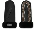 UGG Atherson Варежки из овчины с вышивкой и отворотом
