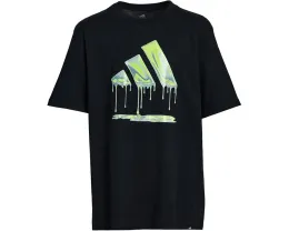 Футболка adidas Kids Chrome Drip Logo с хромированным принтом для стильного образа