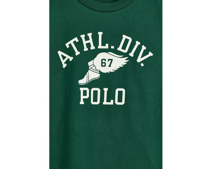 Футболка Polo Ralph Lauren Big Fit Logo Cotton Tee (Big Kid)