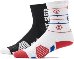 Набор носков ChalkTalk SPORTS Kids для хоккея до середины икры Rink & Eat Sleep Hockey