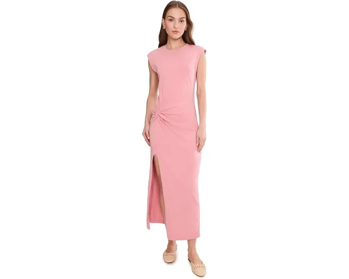Платье макси Sacha Maxi Dress с разрезом и скрученным поясом